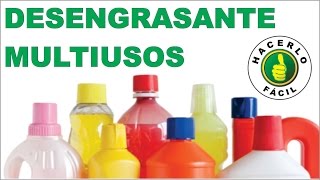 Desengrasante Multiusos  Cómo Hacer Un Desengrasante Concentrado Casero  Hacerlo fácil [upl. by Nylinej552]