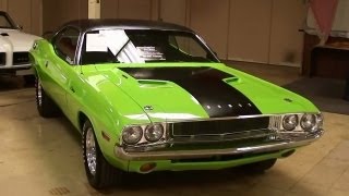 1970 Dodge Challenger 440 V8 Sublime Green Mopar Muscle Car [upl. by Noiroc323]