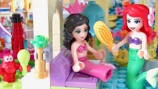 レゴ ディズニー 41063 アリエルの海の宮殿 リトルマーメイド LEGO Disney Ariels Undersea Palace The Little Mermaid [upl. by Ellenehc]