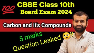 Properties of Ethanoic AcidClass 10  Carbon and its Compound  Board Exam 2024 10thboardexam2024 [upl. by Nomead]