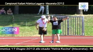 FISDIR TV  Campionati Italiani Atletica Leggera gare 16062012 [upl. by Branden]