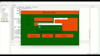 The program calculates Mersenne numbers within a specified range using PyQt5 [upl. by Aniala790]