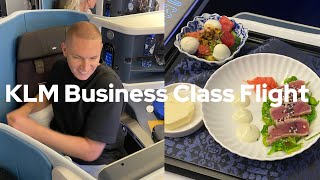 First KLM Business Class Flight  YVR ✈️ AMS 2024 [upl. by Lasser]