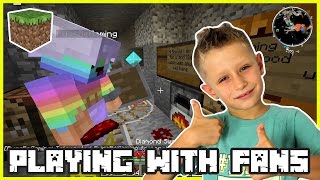 Playing With Fans  Minecraft [upl. by Varick]