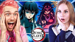 UPPER MOON 4 AND 5  Demon Slayer Kimetsu no Yaiba S3E3 Reaction [upl. by Yonah362]