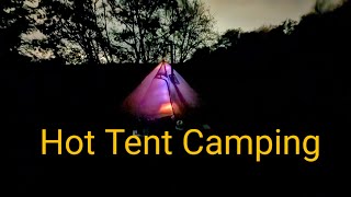 Autumn Hot Tent Camping [upl. by Notselrahc]