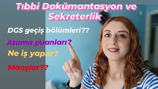 TIBBİ DOKÜMASYON VE SEKRETERLİK  Tıbbi sekreterlik atama yks tds [upl. by Aicilaanna844]