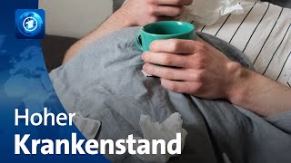 Hoher Krankenstand in Deutschland [upl. by Sinnoda91]