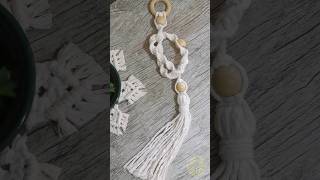 Tutorial👆Colar de Mesa em Macramê macrame macramepassoapasso tutorialmacrame artesanato [upl. by Hamehseer]