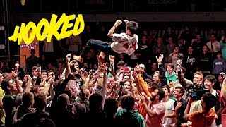 THE BEST FLIPS IN TRICKING HISTORY Hooked 2018 Day 2 [upl. by Teplica447]