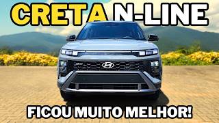 Creta NLine 2025 tudo sobre o FACELIFT e as mudanças internas [upl. by Ruosnam978]