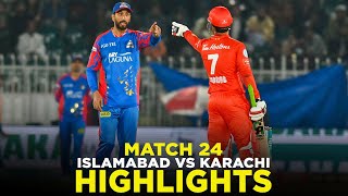 PSL 9  Full Highlights  Islamabad United vs Karachi Kings  Match 24  M2A1A [upl. by Adalia664]