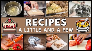 PASO 31  INTERMEDIOS RECETAS EN INGLÉS PARA REPASAR A LITTLE Y A FEW  RECIPES [upl. by Nitsug505]