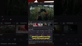 Powergrade in Davinci Resolve [upl. by Riannon]