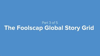 Story Grid Introduction  Foolscap [upl. by Utas]