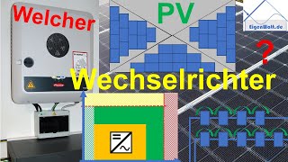 Wie den richtigen Wechselrichter für meine Photovoltaikanlage mit elektrischer Auslegung finden [upl. by Carlotta]