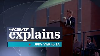 KSAT Explains JFK’s visit to SA the day before his assassination [upl. by Notnelc]