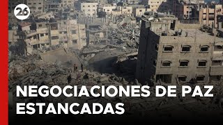 MEDIO ORIENTE  Qatar afirma que la negociación de paz entre Israel y Hamás quotestá estancadaquot [upl. by Dyun]