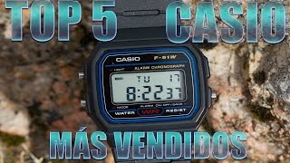 TOP 5  RELOJES CASIO MÁS VENDIDOS [upl. by Hendrickson]