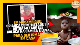 Realidade em Moçambique Crianças Guardam Alimentos para Dividir com a Família [upl. by Chaiken]