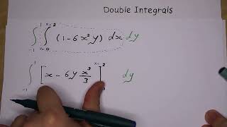 double integral  التكامل الثنائي 1 [upl. by Metzgar]