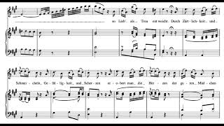 Durch Zärtlichkeit und Schmeicheln Die Entführung  WA Mozart Score Animation [upl. by Katrina825]