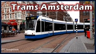 Trams in Amsterdam [upl. by Elinore32]