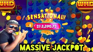 quotMassive Fruit Party Slot Jackpot Win Watch the Exciting Moment Unfold Live Onlinequot [upl. by Haissi]