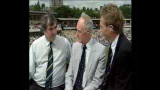 Johnners revenge on Aggers at Edgbaston 1993 [upl. by Htebsil]