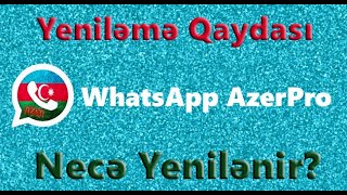 WhatsApp Plus necə yenilənir WhatsApp AzerPro yeniləmə qaydası [upl. by Lakim]