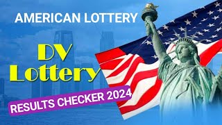 How to check DV lottery results  American lottery 2025 step by step guide [upl. by Merrow606]