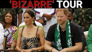 Harry and Meghan’s ‘bizarre’ tour of Nigeria mocked by locals [upl. by Siryt]