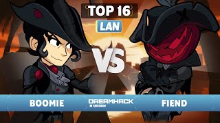 Boomie vs Fiend  Top 16  Dreamhack San Diego 2023  LAN 1v1 [upl. by Aseen]