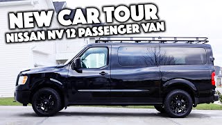 NEW CAR TOUR  NISSAN NV 12 PASSENGER VAN [upl. by Gnanmos]