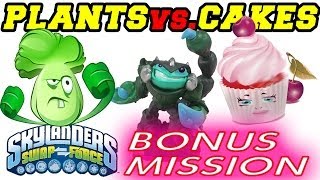 Lets Play Skylanders Swap Force Plants vs Cakes Bonus Mission w Scorp [upl. by Tabina]