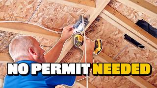 How to Run Permanent Temporary Power to a Shed [upl. by Avera914]