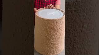 Recycling ideas diy craft aestethicideas roomdecor shorts stools [upl. by Seko]