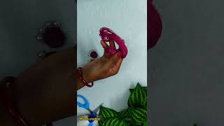 Handmade Jewellery Making Tutorial Video  Fabric Jewellery Making At Home  shorts subscribe [upl. by Lyj]