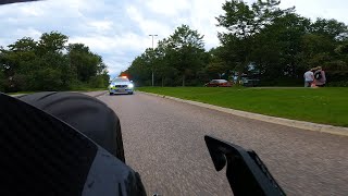 Kawasaki z1000 vs Swedish Police 4 [upl. by Atoked]