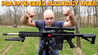 PSA PA10 Gen 3 Accuracy Issues Continue [upl. by Nattie]