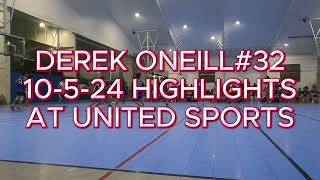 Derek ONeill HIGHLIGHTS 10 5 24 AT UNITED SPORTS [upl. by Icul]