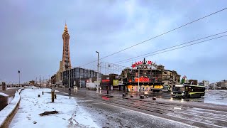 Snow in Blackpool How long will it last ❄️⛄️🥶 [upl. by Thacher541]