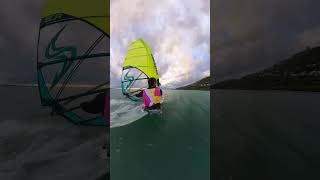 Windsurfing at 325 knots windsurf speed barcolana [upl. by Struve]