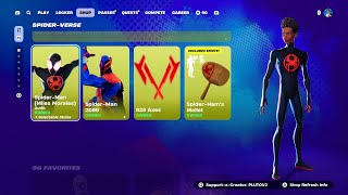 MILES MORALES amp SPIDERMAN 2099 ARE BACK AFTER 449 DAYS Fortnite Item Shop December 7th 2024 [upl. by Ynohtnaleahcim]