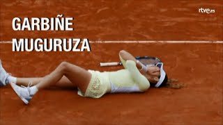 Garbiñe Muguruza Campeona del Ronald Garros [upl. by Naquin]