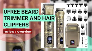 Ufree Beard Trimmer amp Hair Clippers Review Ultimate Grooming Kit for Men [upl. by Halueb]