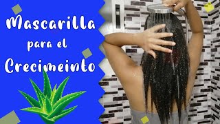 Mascarilla de Sábila para el Crecimiento del Cabello Afro 💦 [upl. by Aela]