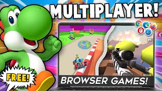 Top 10 Best FREE Multiplayer BROWSER GAMES to Play with Friends NO DOWNLOAD [upl. by Aerb878]