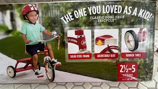 Radio Flyer Classic Dual Deck Tricycle [upl. by Pippo]