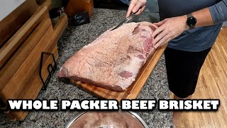 What I Do With A Whole Packer Beef Brisket [upl. by Daryl]